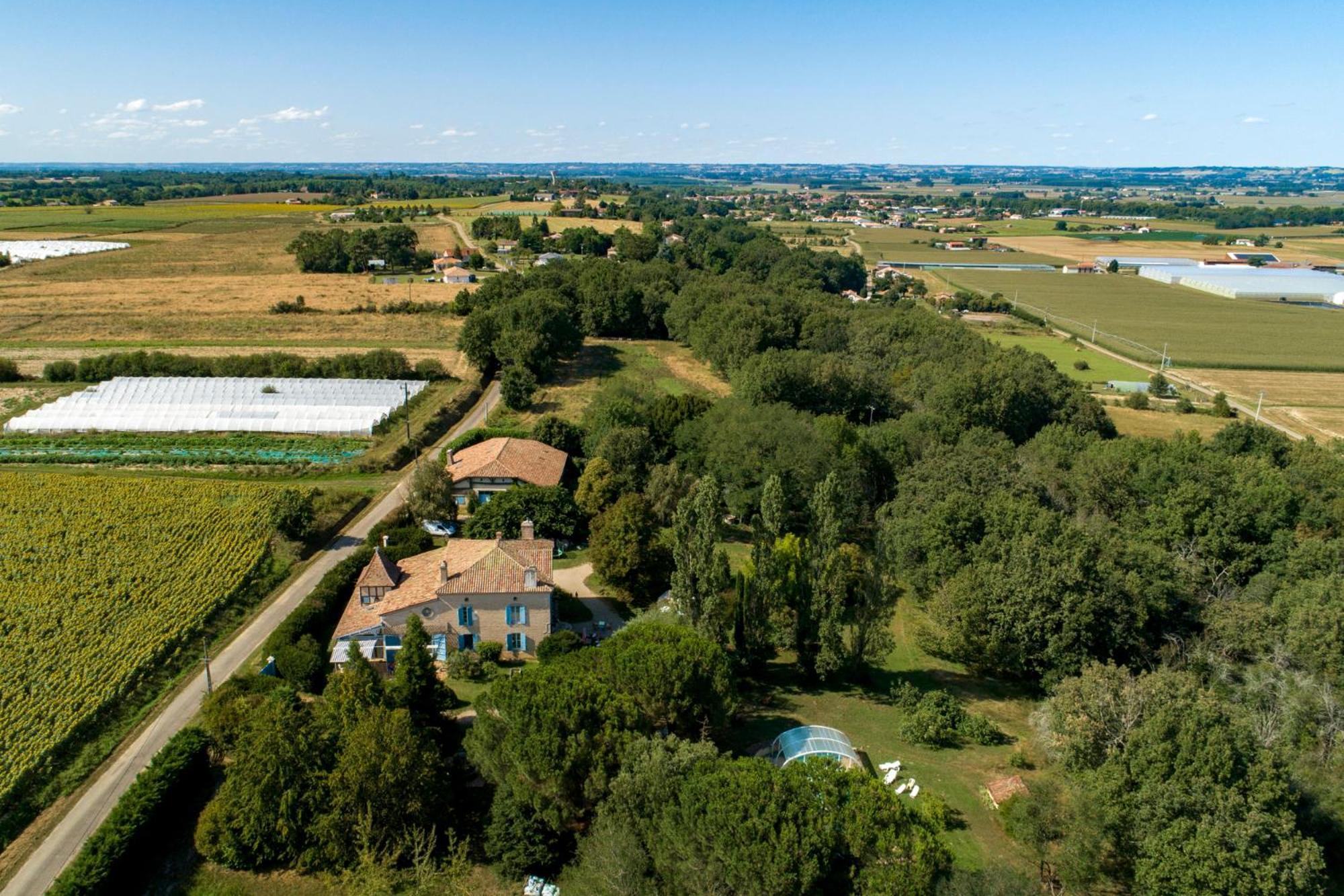 La Maison De L'Ecolieu Du Turc - Piscine Partagee Le Mas-d'Agenais Luaran gambar