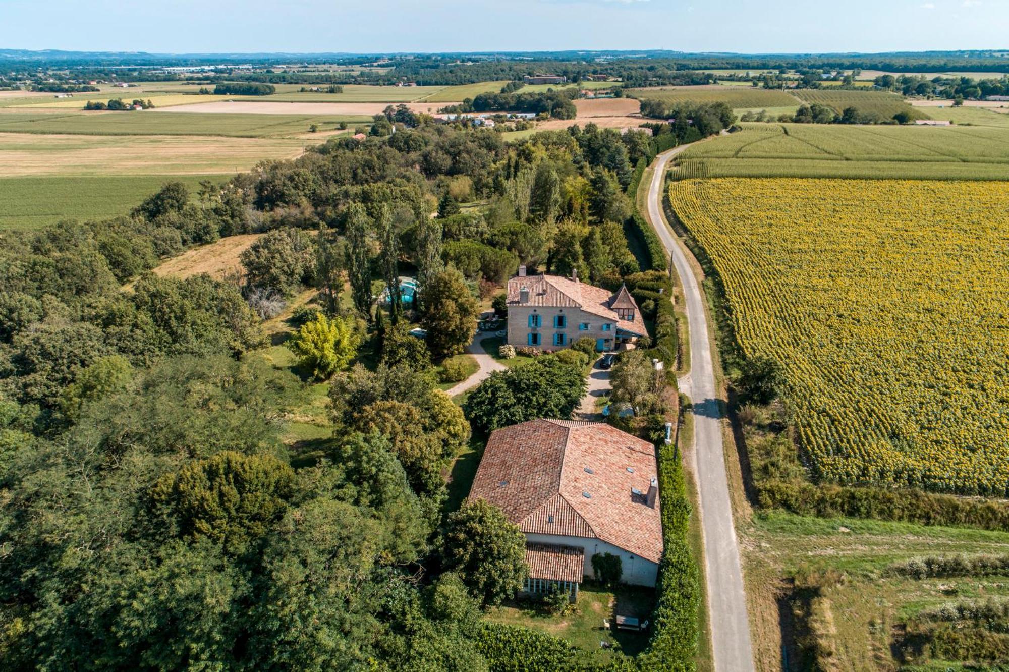 La Maison De L'Ecolieu Du Turc - Piscine Partagee Le Mas-d'Agenais Luaran gambar